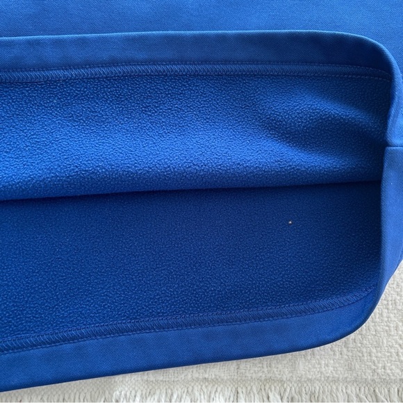 NFL Buffalo Bills Quarter Zip Fleece Pullover Blue Red Team Logo size Small - Picture 9 of 12